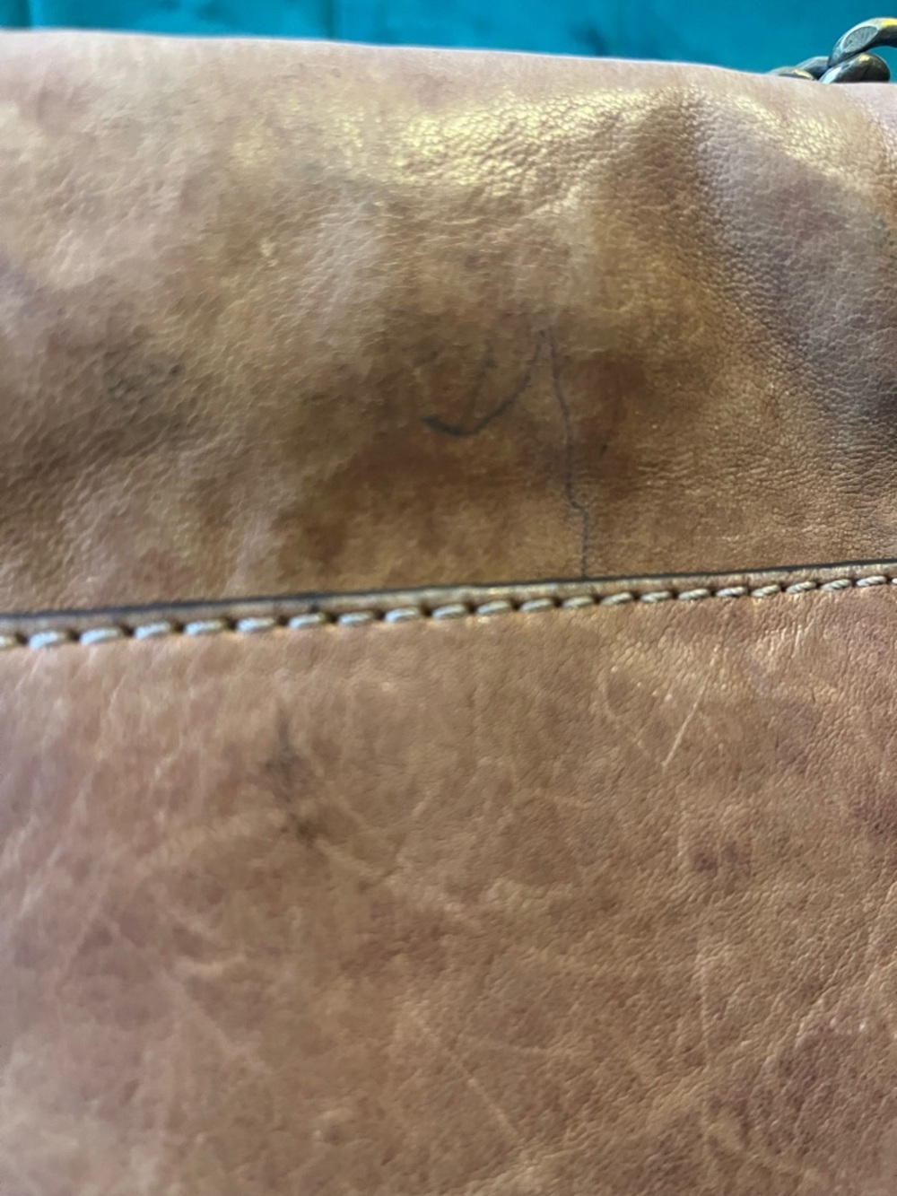 Frye Ella Flap Women’s Brown Leather Shoulder Bag - Picture 11 of 16